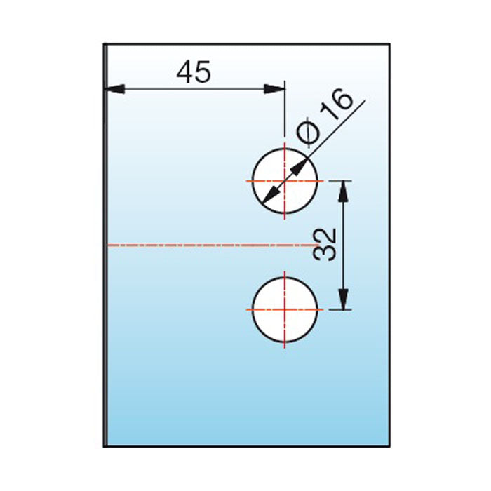 Nivello douchescharnier wand/glas 90° - 8361 - Sparing