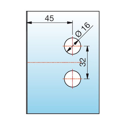 Nivello douchescharnier wand/glas 90° - 8361 - Sparing