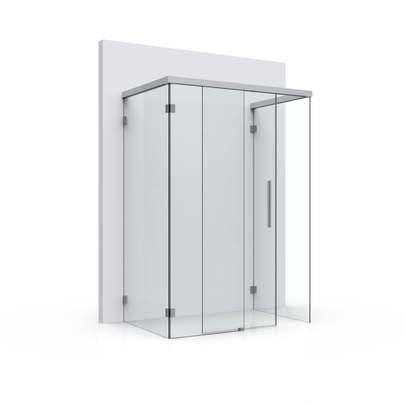 Everyspace U-Vorm Douche Rechts met stop - 8828