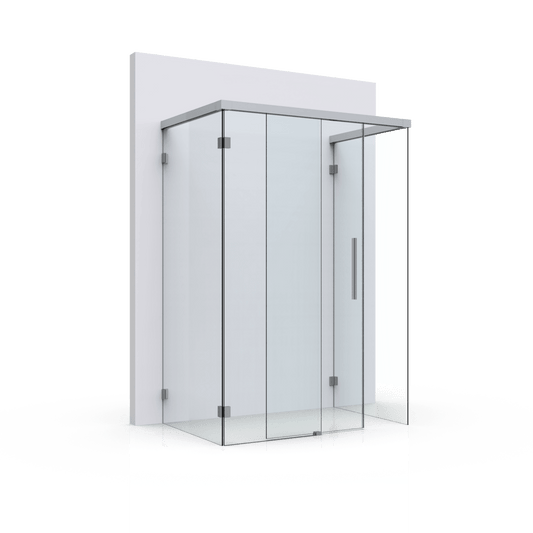 Everyspace U-Vorm Douche Rechts met stop - 8828