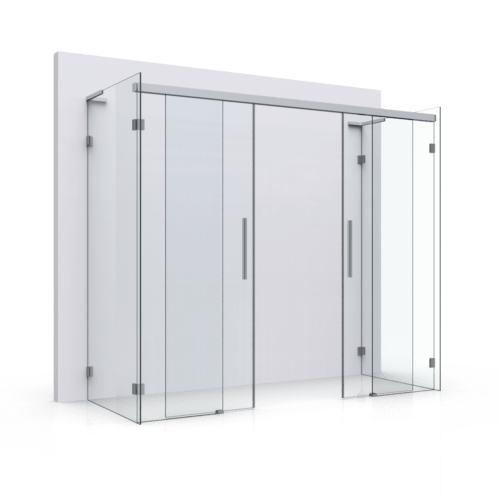 Everyspace U-Vorm Douche met stop - 8831