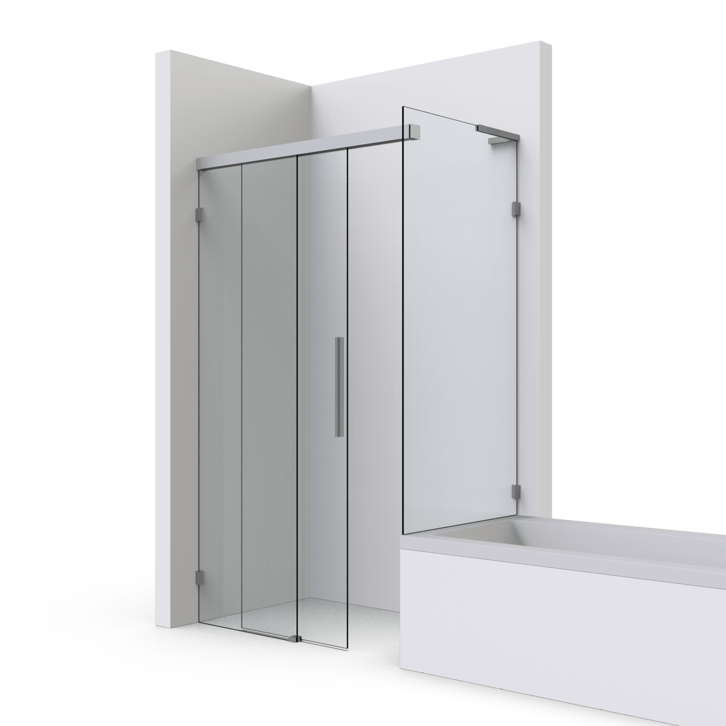 Everyspace Hoek Douche Rechts Met stop - 8834