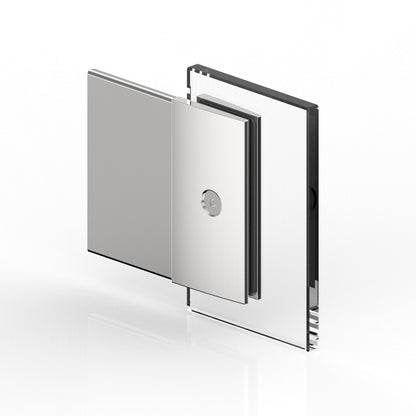 Farfalla glasklem wand/glas 180° - 8110 - Glas