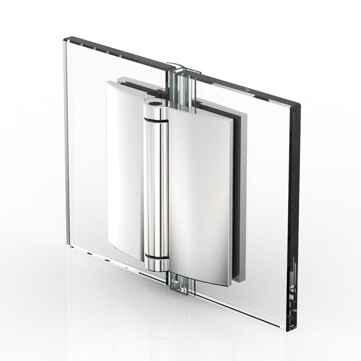 Farfalla douchescharnier glas/glas 180° - 8122 - Glas