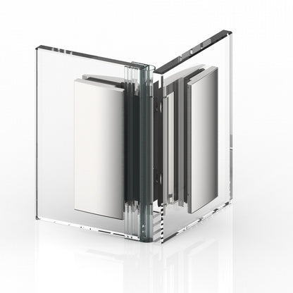 Farfalla douchescharnier glas/glas 90°/180° - 8124 - Glas