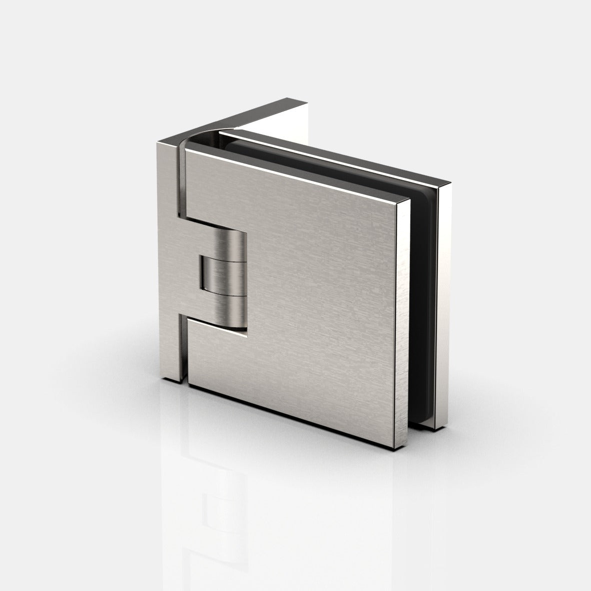 Flamea+ sauna douchescharnier wand/glas 90° - 8130SN - RVS-effect PVD