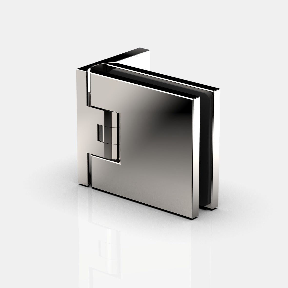 Flamea+ sauna douchescharnier wand/glas 90° - 8130SN - Glans Chroom