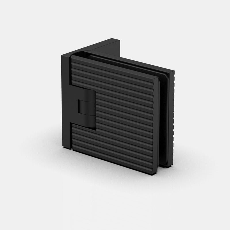 Flamea+ Linea douchescharnier wand/glas 90° - 8130M1 - Mat Diep Zwart