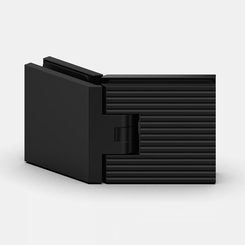 Flamea+ Linea douchescharnier glas/glas 135° - 8131M1 - Mat Diep Zwart