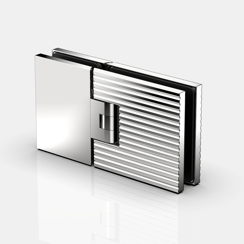 Flamea+ Linea douchescharnier glas/glas 180° - 8132M1 - Glans Chroom