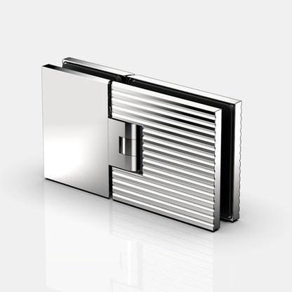 Flamea+ Linea douchescharnier glas/glas 180° - 8132M1 - Glans Chroom