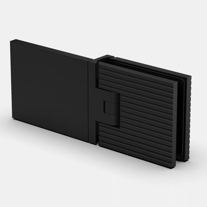 Flamea+ Linea douchescharnier wand/glas 180° - 8133M1 - Mat Diep Zwart