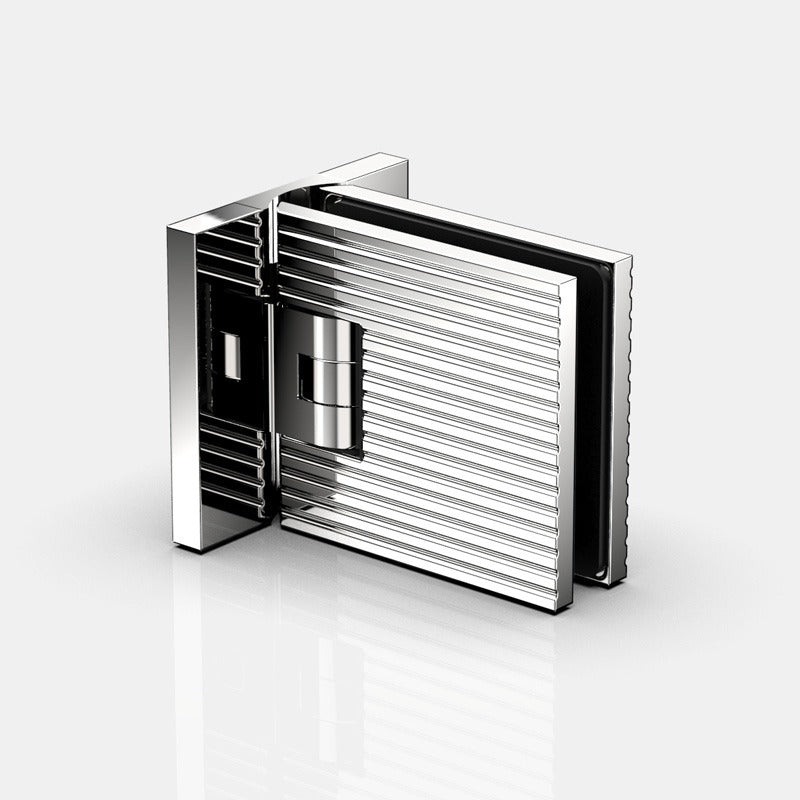 Flamea+ Linea douchescharnier wand/glas 90° - 8134M1 - Glans Chroom