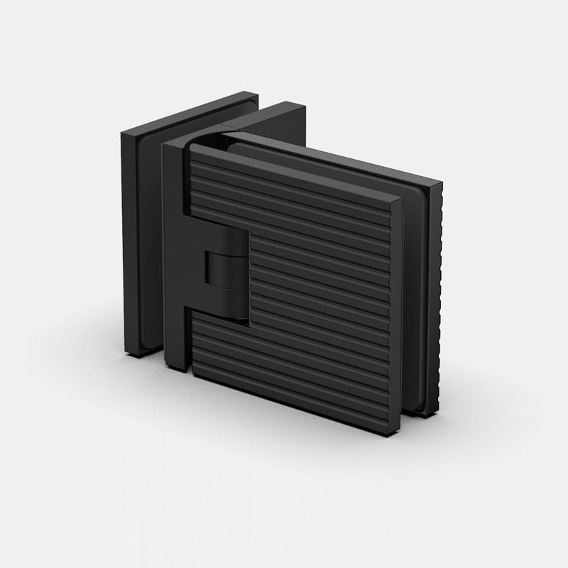 Flamea+ Linea douchescharnier glas/glas 90° - 8136M1 - Mat Diep Zwart