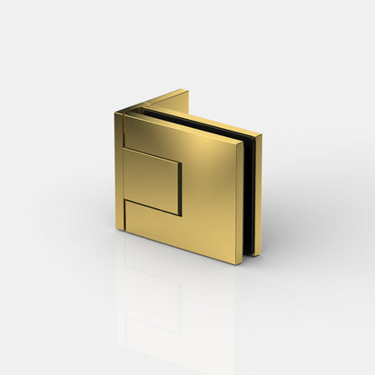 Pontere+ douchescharnier wand/glas 90° - 8314 - Messing Mat Geborsteld