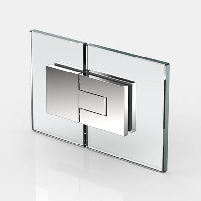 Flamea Pro Mini douchescharnier glas/glas 180° - 8332 - Op glas