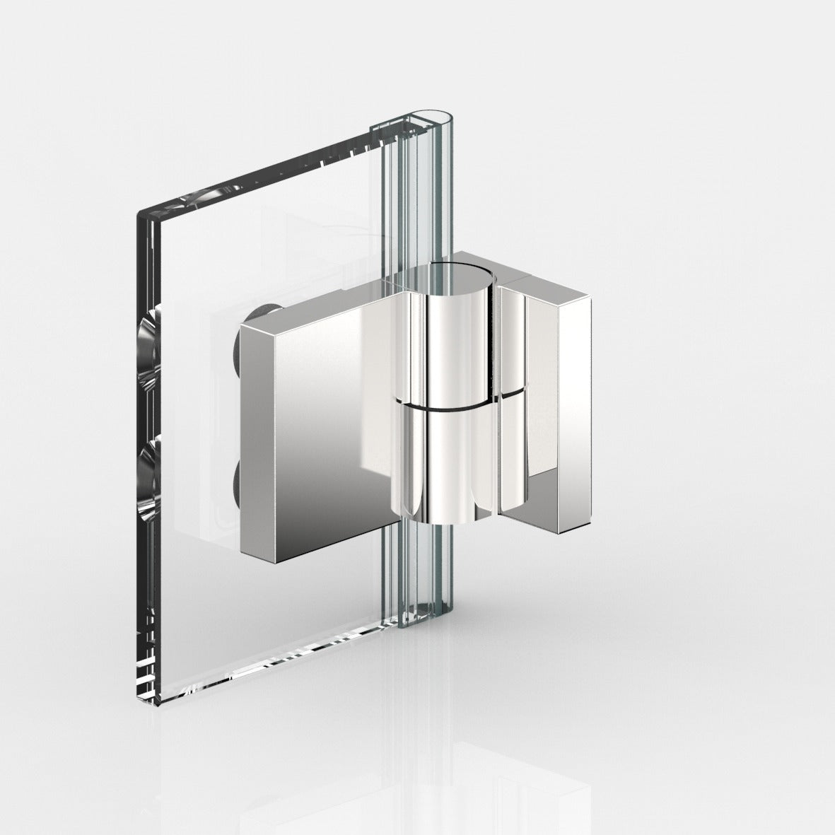 Nivello+ douchescharnier wand/glas 90° - 8360 - Rechts - Glas