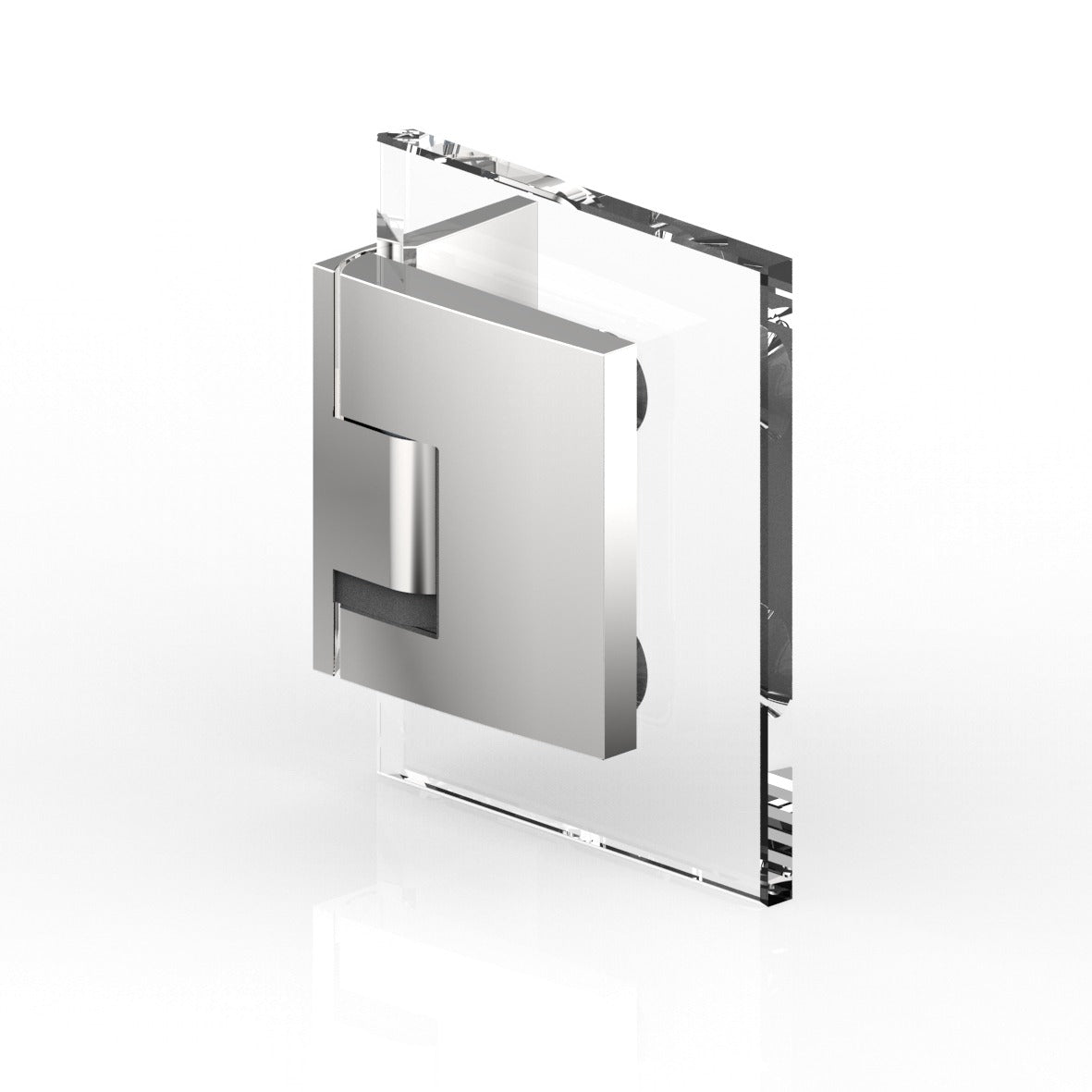 Pavone douchescharnier wand/glas 90° - 8390 - Links - Op glas