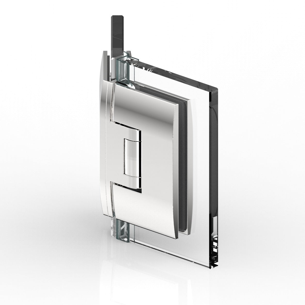 Pontere douchescharnier glas/glas 135° - 8402 - Glas