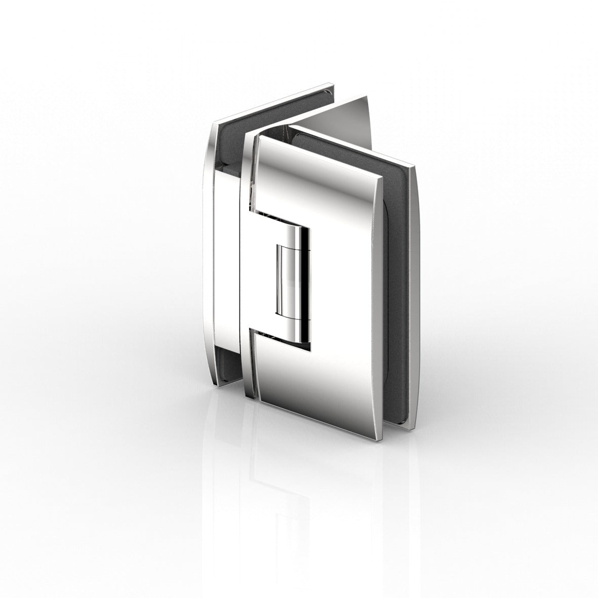 Pontere douchescharnier glas/glas 90° - 8410