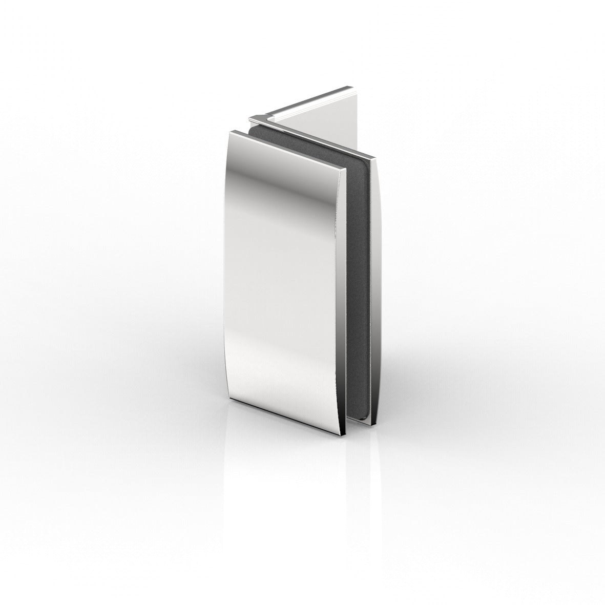 Pontere glasklem wand/glas 90° - 8418