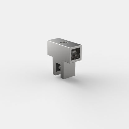 Glas T-Adapter Zijpaneel, Dubbelzijdig - 8794 TS