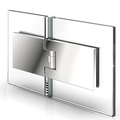 Fardello douchescharnier glas/glas 180° - 8901 - Glas