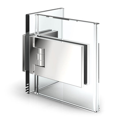 Fardello douchescharnier glas/glas 90° - 8902 - Glas