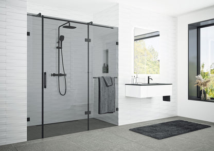 Flamea Pro Mini douchescharnier glas/glas 180° - 8332 - Sfeer